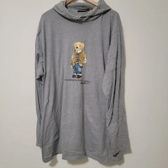 Polo Ralph Lauren Polo Bear Hooded T-Shirt - Picture 1 of 4